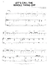 descargar la partitura para acordeón Let's call the whole thing off (Extrait de : Shall we dance) (Interprète : Ella Fitzgerald & Louis Armstrong) (Slow Fox) en formato PDF