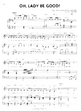 scarica la spartito per fisarmonica Oh Lady be good (Interprète : Ella Fitzgerald) (Slow) in formato PDF