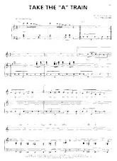 télécharger la partition d'accordéon Take the A train (Interprète : Ella Fitzgerald) (Medium Swing) au format PDF