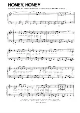 télécharger la partition d'accordéon Honey Honey (Interprète : Abba) (Disco) au format PDF