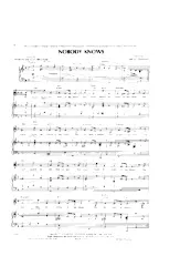 scarica la spartito per fisarmonica Nobody Knows (Slow) in formato PDF