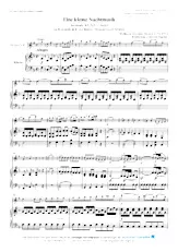 télécharger la partition d'accordéon Eine kleine Nachtmusik (Petite Musique de Nuit) (Arrangement : Johan van Slageren) (Clarinette Sib + Piano) au format PDF