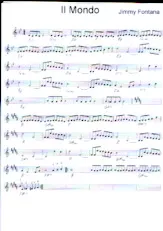 descargar la partitura para acordeón Il mondo en formato PDF