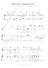 descargar la partitura para acordeón I wonder (Departure) (Extrait de : The girl with the golden hair) (Interprète : Abba) (Slow)  en formato PDF