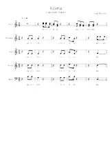 scarica la spartito per fisarmonica Gloria (Carnivalito Yaravi) (Voix + Chœur) in formato PDF
