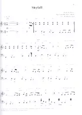 télécharger la partition d'accordéon Skyfall (Arrangement : Waldemar Lang) au format PDF