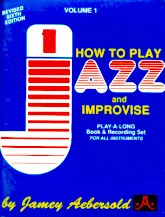 télécharger la partition d'accordéon How to play jazz and improvise (Volume 1) au format PDF