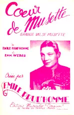 scarica la spartito per fisarmonica Cœur de musette (Grande Valse Musette) in formato PDF