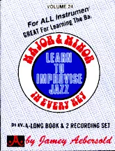 télécharger la partition d'accordéon Major & minor in every key (Learn to improvise jazz) (volume 24) au format PDF