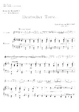 download the accordion score Deutscher Tanz (Arrangement : Willy Burmester) (Violoncelle & Piano) in PDF format