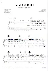 descargar la partitura para acordeón Vivo per Lei (Je vis pour Elle) en formato PDF