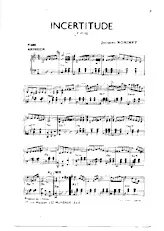 download the accordion score Incertitude + Coeur fidèle (Valse) in PDF format