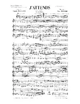 scarica la spartito per fisarmonica J'attends (Valse Chantée) in formato PDF
