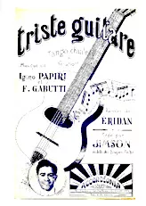 scarica la spartito per fisarmonica Triste guitare (Créé par : Jimson) (Orchestration) (Tango Chanté à Variations) in formato PDF
