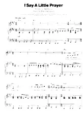 scarica la spartito per fisarmonica I Say A Little Prayer (Chant : Aretha Franklin) (Rock) in formato PDF