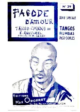 scarica la spartito per fisarmonica Pagode d'amour (Orchestration) (Tango Chinois) in formato PDF