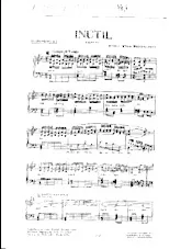 descargar la partitura para acordeón Inutil (Tango) en formato PDF