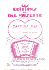 télécharger la partition d'accordéon Carmina Mia (Valse Bohémienne) au format PDF