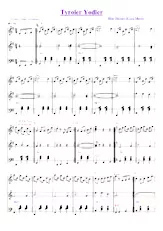 descargar la partitura para acordeón Tyroler Yodler (Valse Tyrolienne) en formato PDF