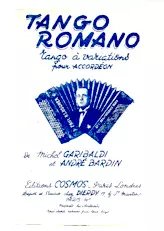 télécharger la partition d'accordéon Tango Romano (Tango à Variations) au format PDF