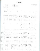 télécharger la partition d'accordéon Carey au format PDF