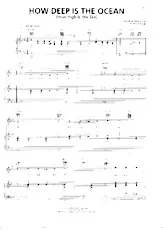 download the accordion score How Deep is the Ocean (How High is The Sky) (slow) in PDF format