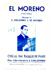 scarica la spartito per fisarmonica El Moreno (Orchestration Complète) (Paso Doble) in formato PDF