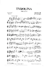 télécharger la partition d'accordéon Tyrolina (Orchestration) (Valse du Tyrol) au format PDF