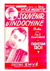 download the accordion score Souvenir d'Indochine (Valse de caractère pour 1 ou 2 Accordéons) in PDF format