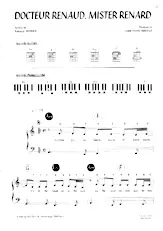 descargar la partitura para acordeón Docteur Renaud Mister Renard en formato PDF