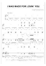 télécharger la partition d'accordéon I was made for lovin' you (Chant : Kiss) (Pop Rock) au format PDF