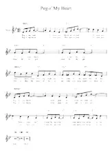 descargar la partitura para acordeón Peg O My Heart en formato PDF