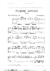 télécharger la partition d'accordéon Pobre Amigo (Tango) au format PDF