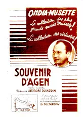 télécharger la partition d'accordéon Souvenir d'Agen (Valse Musette) au format PDF