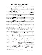 télécharger la partition d'accordéon Ouvre ton guichet (One Step) au format PDF