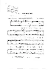scarica la spartito per fisarmonica Et Dimanche (Slow) in formato PDF
