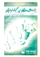 scarica la spartito per fisarmonica Appel d'Amour (Orchestration Complète) (Slow) in formato PDF