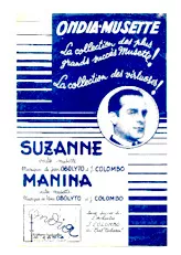 télécharger la partition d'accordéon Suzanne + Manina (Valse Musette) au format PDF