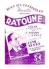 télécharger la partition d'accordéon Ratoune (Valse Musette) au format PDF
