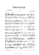 télécharger la partition d'accordéon Badinage (Orchestration) (Fox) au format PDF