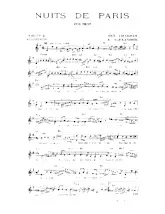 download the accordion score Nuits de Paris (Fox Trot) in PDF format