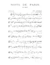 descargar la partitura para acordeón Nuits de Paris (Fox Trot) en formato PDF