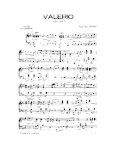 descargar la partitura para acordeón Valério (Paso Doble) en formato PDF