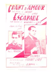 télécharger la partition d'accordéon Escapade (Valse Musette) au format PDF