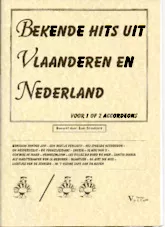 télécharger la partition d'accordéon Bekende hits uit Vlaanderen en Nederland (Arrangement : Ivan Smeulders) (Accordéon II) (16 titres) au format PDF