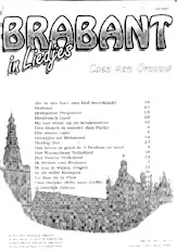 télécharger la partition d'accordéon Brabant in liedjes (arrangement Coen van Orsouw) (22 titres) au format PDF