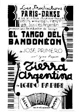 télécharger la partition d'accordéon El tango del bandonéon (Arrangement : Igino Papiri) (Orchestration) (Tango Milonga) au format PDF