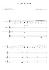 télécharger la partition d'accordéon La Vie en Rose (Arrangement : Melissa Leão) (Solo + Chœur de Femmes) au format PDF