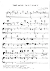 scarica la spartito per fisarmonica The world we knew (Chant : Frank Sinatra) (Slow) in formato PDF