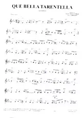 download the accordion score Que bella tarentella in PDF format